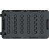 imageCAMPZERO 148L Premium Cargo ampamp Equipment Storage Case with Coated Stainless Steel Latching and Locking System GreyBlack