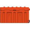 imageCAMPZERO 148L Premium Cargo ampamp Equipment Storage Case with Coated Stainless Steel Latching and Locking System GreyBurnt Orange
