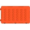 imageCAMPZERO 148L Premium Cargo ampamp Equipment Storage Case with Coated Stainless Steel Latching and Locking System GreyBurnt Orange