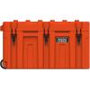 imageCAMPZERO 148L Premium Cargo ampamp Equipment Storage Case with Coated Stainless Steel Latching and Locking System GreyBurnt Orange
