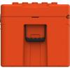 imageCAMPZERO 148L Premium Cargo ampamp Equipment Storage Case with Coated Stainless Steel Latching and Locking System GreyBurnt Orange