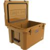 imageCAMPZERO 40L42 Quart Hard Cooler Ice Chest Perfect for Drinks Beach Picnics Boating Hunting Camping and Travel with 4 Moldedin Cup Holders and Comfort Grip HandlesClay