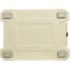 imageCAMPZERO 40L42 Quart Hard Cooler Ice Chest Perfect for Drinks Beach Picnics Boating Hunting Camping and Travel with 4 Moldedin Cup Holders and Comfort Grip HandlesBeige