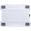 imageCAMPZERO 40L42 Quart Hard Cooler Ice Chest Perfect for Drinks Beach Picnics Boating Hunting Camping and Travel with 4 Moldedin Cup Holders and Comfort Grip HandlesWhite