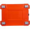 imageCAMPZERO 40L42 Quart Hard Cooler Ice Chest Perfect for Drinks Beach Picnics Boating Hunting Camping and Travel with 4 Moldedin Cup Holders and Comfort Grip HandlesCZ Orange