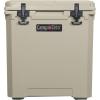 imageCAMPZERO 50L 52 Quart Hard Cooler with EasyRoll Oversized Wheels Extendable Aluminum Pull Handle Perfect Insulated Ice Chest for Beverages Beach Camping Family Picnics Fishing and BoatingBeige