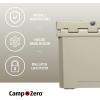 imageCAMPZERO 60L CoolerIce Chest with 4 Moldedin Cup Holders and NoLose Drain PlugBeige