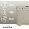 imageCAMPZERO 84 Qt CoolerIce Chest with 4 Moldedin Cup HoldersBeige