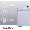 imageCAMPZERO 84 Qt CoolerIce Chest with 4 Moldedin Cup HoldersWhite