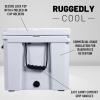 imageCAMPZERO 84 Qt CoolerIce Chest with 4 Moldedin Cup HoldersWhite