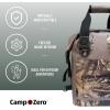 imageCAMPZERO Roll Top Cooler Bag with Backpack StrapsBeigeCamo