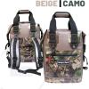 imageCAMPZERO Roll Top Cooler Bag with Backpack StrapsBeigeCamo