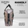 imageCAMPZERO Roll Top Cooler Bag with Backpack StrapsBeigeCamo