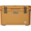 imageCAMPZERO 40L42 Quart Hard Cooler Ice Chest Perfect for Drinks Beach Picnics Boating Hunting Camping and Travel with 4 Moldedin Cup Holders and Comfort Grip HandlesClay