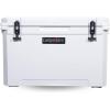 imageCAMPZERO 60L CoolerIce Chest with 4 Moldedin Cup Holders and NoLose Drain PlugWhite