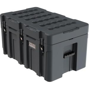 imageCAMPZERO 148L Premium Cargo ampamp Equipment Storage Case with Coated Stainless Steel Latching and Locking System GreyGrey