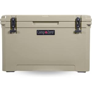 imageCAMPZERO 84 Qt CoolerIce Chest with 4 Moldedin Cup HoldersBeige