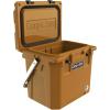imageCAMPZERO 12L126 Quart Portable Hard Cooler Ice Chest Perfect for Drinks Lunch Beach Picnics Boating Camping and Travel with 2 Moldedin Cup Holders and Folding Aluminum HandleClay