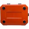 imageCAMPZERO 12L126 Quart Portable Hard Cooler Ice Chest Perfect for Drinks Lunch Beach Picnics Boating Camping and Travel with 2 Moldedin Cup Holders and Folding Aluminum HandleBurnt Orange