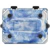 imageCAMPZERO 12L126 Quart Portable Hard Cooler Ice Chest Perfect for Drinks Lunch Beach Picnics Boating Camping and Travel with 2 Moldedin Cup Holders and Folding Aluminum HandleBlue  White