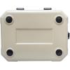 imageCAMPZERO 12L126 Quart Portable Hard Cooler Ice Chest Perfect for Drinks Lunch Beach Picnics Boating Camping and Travel with 2 Moldedin Cup Holders and Folding Aluminum HandleBeige
