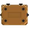 imageCAMPZERO 12L126 Quart Portable Hard Cooler Ice Chest Perfect for Drinks Lunch Beach Picnics Boating Camping and Travel with 2 Moldedin Cup Holders and Folding Aluminum HandleClay