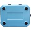 imageCAMPZERO 16L169 Quart Portable Hard Cooler with Divider Perfect for Drinks Wine Bottles Lunch Beach Picnics Boating Camping Travel with 2 Moldedin Cup Holders and Folding Aluminum HandleSky Blue