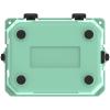 imageCAMPZERO 16L169 Quart Portable Hard Cooler with Divider Perfect for Drinks Wine Bottles Lunch Beach Picnics Boating Camping Travel with 2 Moldedin Cup Holders and Folding Aluminum HandleMint Green