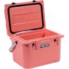 imageCAMPZERO 21 Quart Rotomolded Hard Cooler  Insulated Ice Chest with 4 Cup Holders  BearProof Travel Ice Box for Beverage Drink BBQ Fishing Camping OutdoorCoral