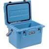 imageCAMPZERO 21 Quart Rotomolded Hard Cooler  Insulated Ice Chest with 4 Cup Holders  BearProof Travel Ice Box for Beverage Drink BBQ Fishing Camping OutdoorSky Blue