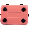 imageCAMPZERO 21 Quart Rotomolded Hard Cooler  Insulated Ice Chest with 4 Cup Holders  BearProof Travel Ice Box for Beverage Drink BBQ Fishing Camping OutdoorCoral