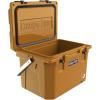 imageCAMPZERO 21 Quart Rotomolded Hard Cooler  Insulated Ice Chest with 4 Cup Holders  BearProof Travel Ice Box for Beverage Drink BBQ Fishing Camping OutdoorClay