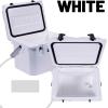 imageCAMPZERO 21 Quart Rotomolded Hard Cooler  Insulated Ice Chest with 4 Cup Holders  BearProof Travel Ice Box for Beverage Drink BBQ Fishing Camping OutdoorWhite