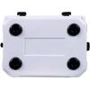 imageCAMPZERO 21 Quart Rotomolded Hard Cooler  Insulated Ice Chest with 4 Cup Holders  BearProof Travel Ice Box for Beverage Drink BBQ Fishing Camping OutdoorWhite