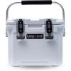 imageCAMPZERO 10L106 Quart Portable Hard Cooler Ice Chest Perfect for Drinks Lunch Beach Picnics Boating Camping and Travel with 2 Moldedin Cup Holders and Folding Aluminum HandleWhite