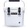 imageCAMPZERO 12L126 Quart Portable Hard Cooler Ice Chest Perfect for Drinks Lunch Beach Picnics Boating Camping and Travel with 2 Moldedin Cup Holders and Folding Aluminum HandleWhite