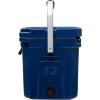 imageCAMPZERO 12L126 Quart Portable Hard Cooler Ice Chest Perfect for Drinks Lunch Beach Picnics Boating Camping and Travel with 2 Moldedin Cup Holders and Folding Aluminum HandleNavy Blue