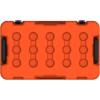 image:imageCAMPZERO 48L Premium Cargo amp Equipment Storage Case with Coated Stainless Steel Latching and Locking System Orange