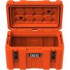 image:imageCAMPZERO 48L Premium Cargo amp Equipment Storage Case with Coated Stainless Steel Latching and Locking System Orange