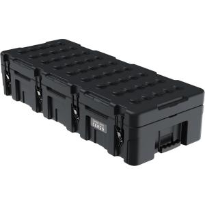 image:imageCAMPZERO 118L Premium Cargo amp Equipment Storage Case with Coated Stainless Steel Latching and Locking System Black