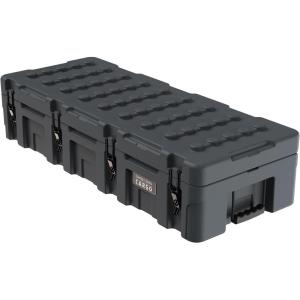image:imageCAMPZERO 118L Premium Cargo amp Equipment Storage Case with Coated Stainless Steel Latching and Locking System Grey